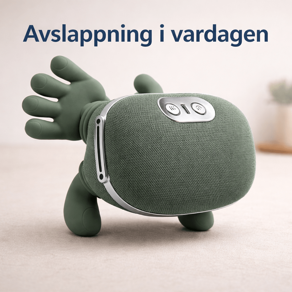 Trådlös Nack- & Axelmassager med Värme - Orange Clover
