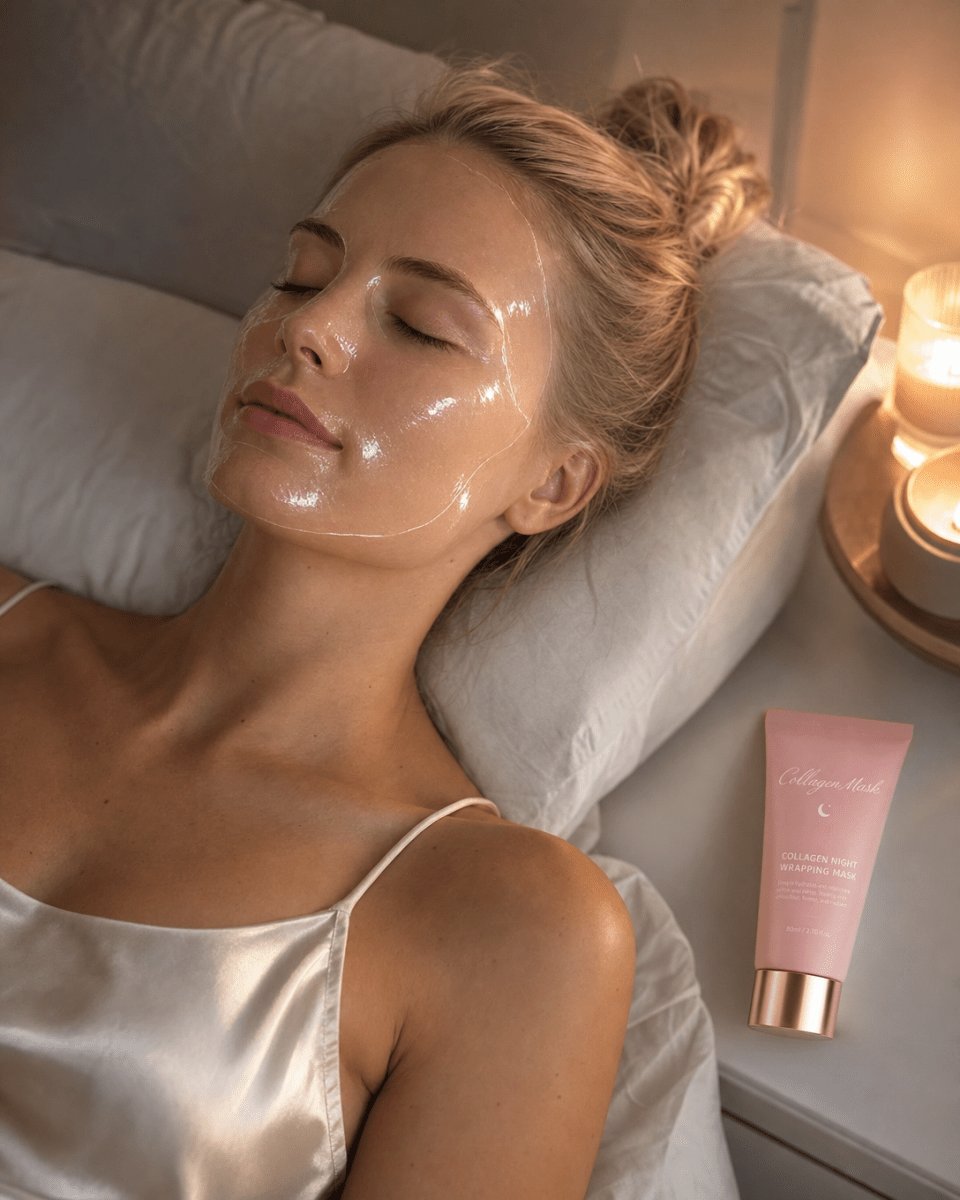 CollagenMask™ — Koreansk nattmask med kollagen - Orange Clover