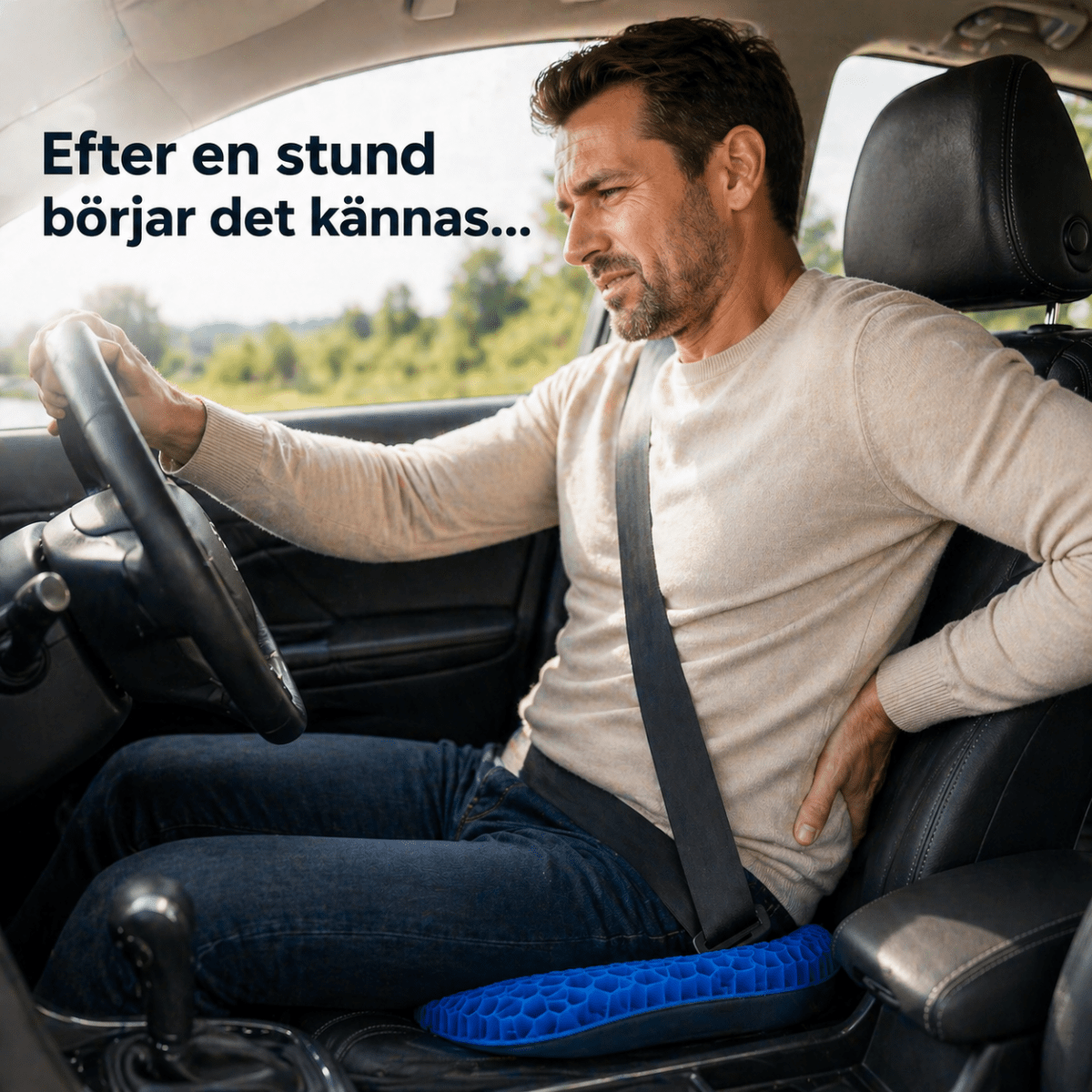 GelSit™ – Avlastande Gelkudde för Sittkomfort - Orange Clover