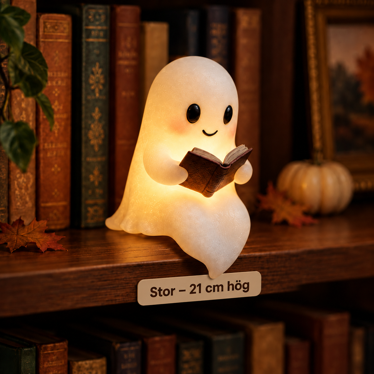 Stor SagoSpöket Halloweenfigur i resin, 21 cm hög
