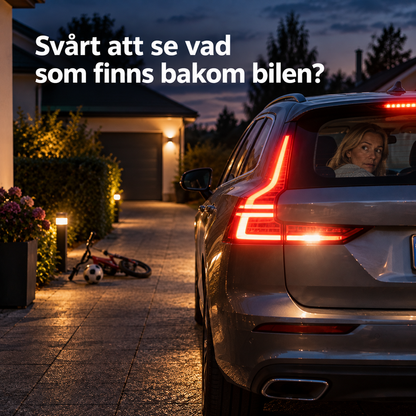 BackSyn™ backkamera för bättre överblick bakom bilen vid backning