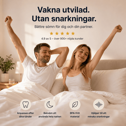 Anti-snarkningsmunstycke för bättre sömn