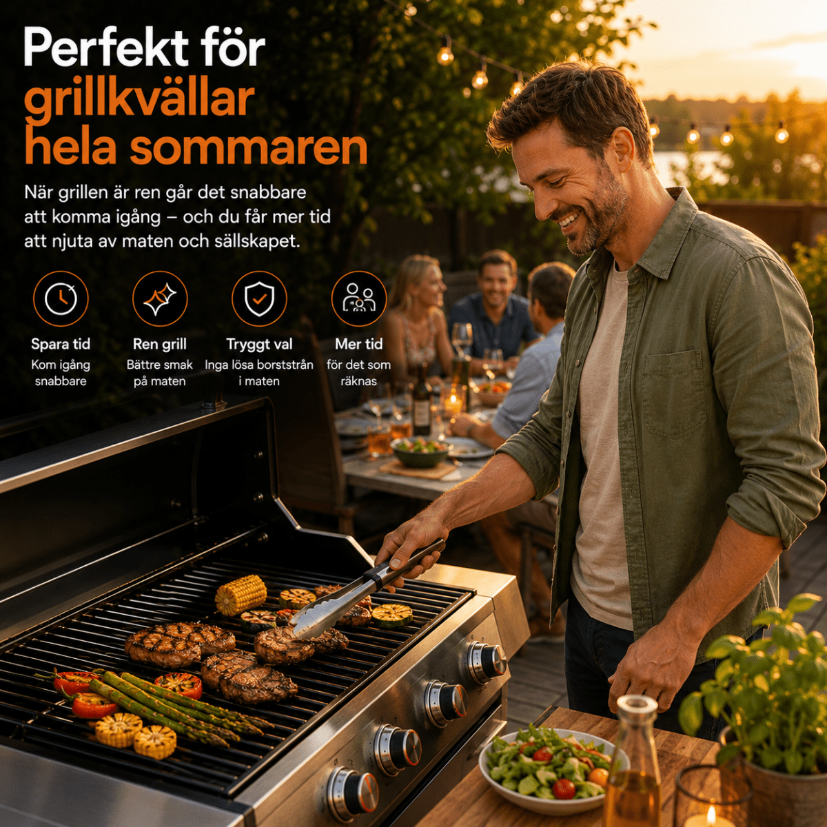 Elektrisk Grillrengörare - Orange Clover