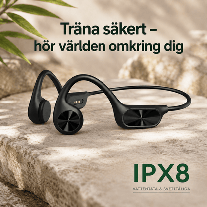 Öppna Hörlurar™ – Vattentåliga för simning, löpning & cykling - Orange Clover