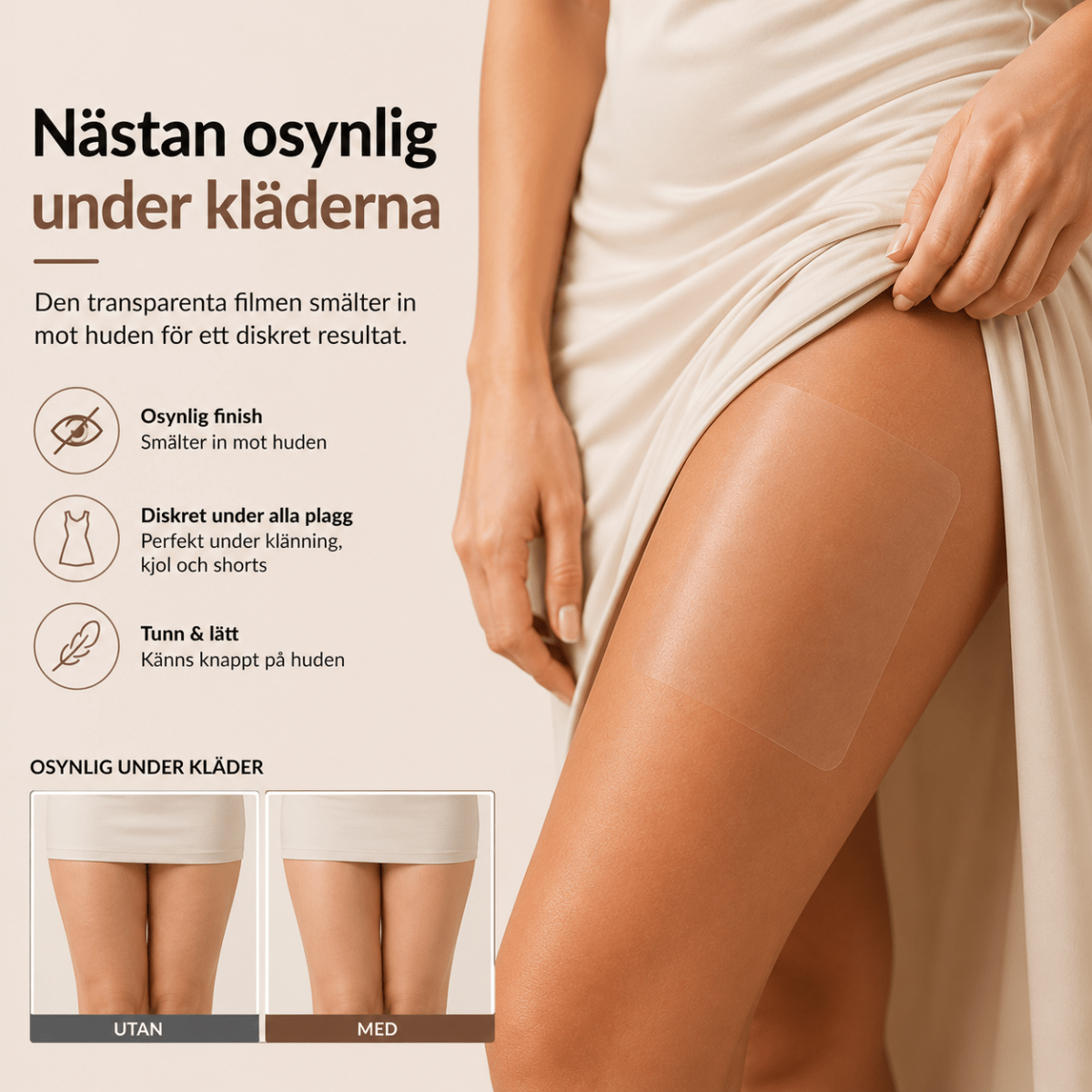 LårLyft™ – Osynlig Uppstramning för Lår & Armar - Orange Clover