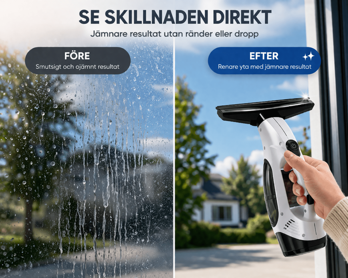 Sladdlös fönsterputsare - DuttarnaCompany