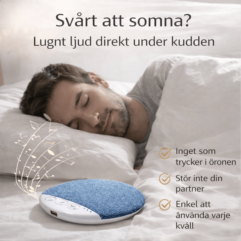 Ljudkudde som hjälper dig att koppla av och somna lättare