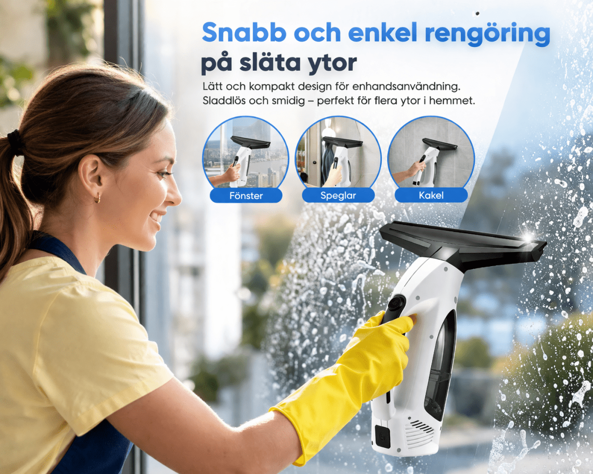 Sladdlös fönsterputsare - DuttarnaCompany